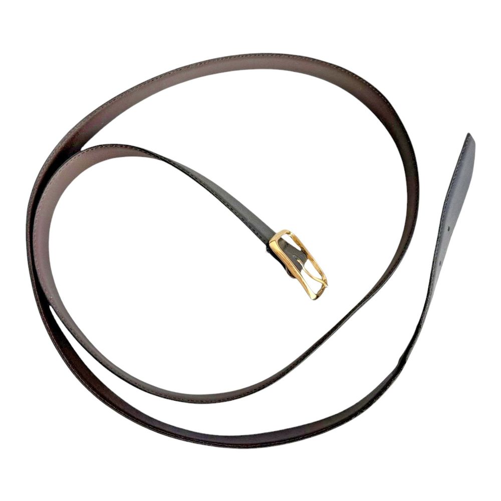 Men's Genuine Leather Belt Brown Made in Taiwan 52"